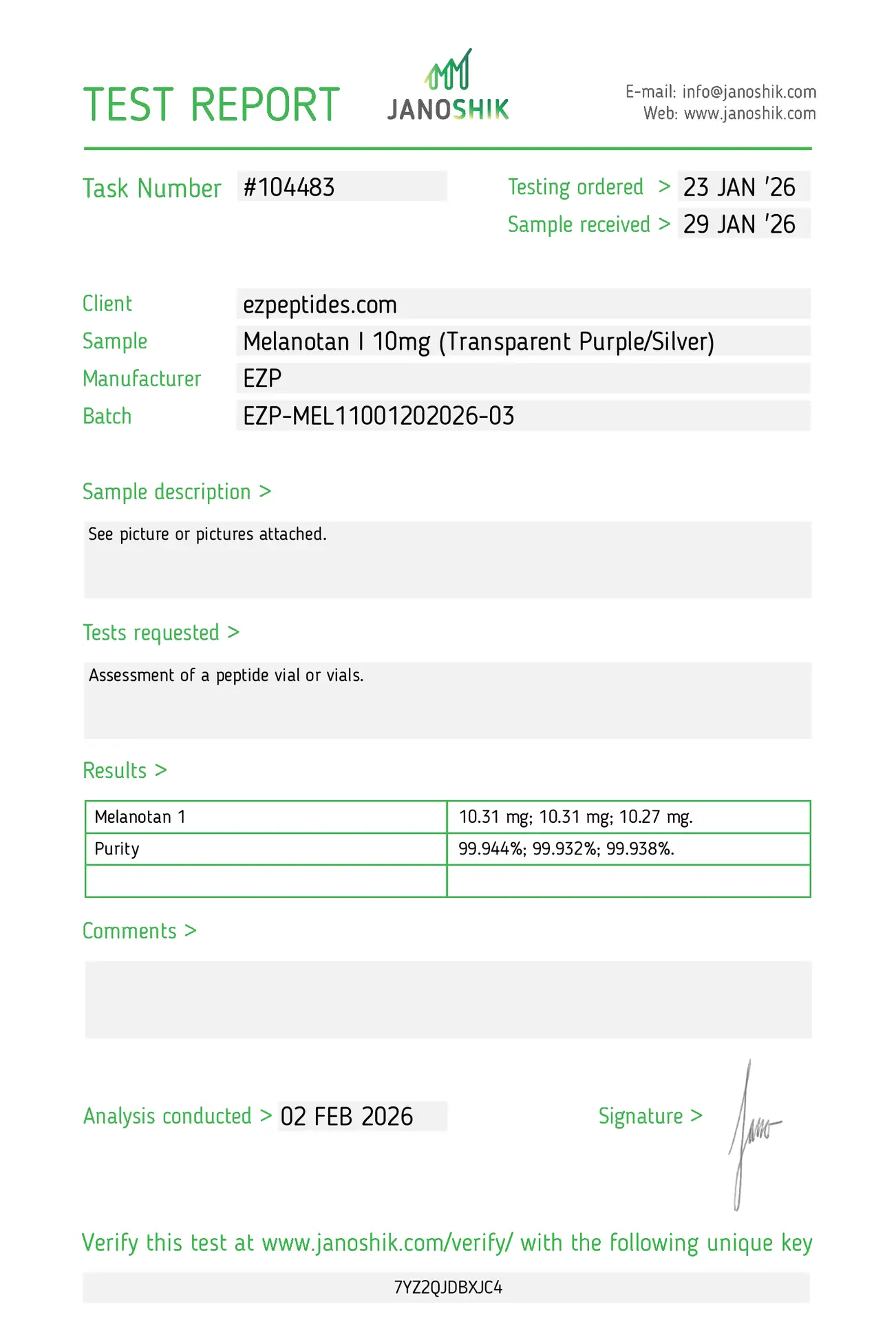 Melanotan I 10mg - Image 3
