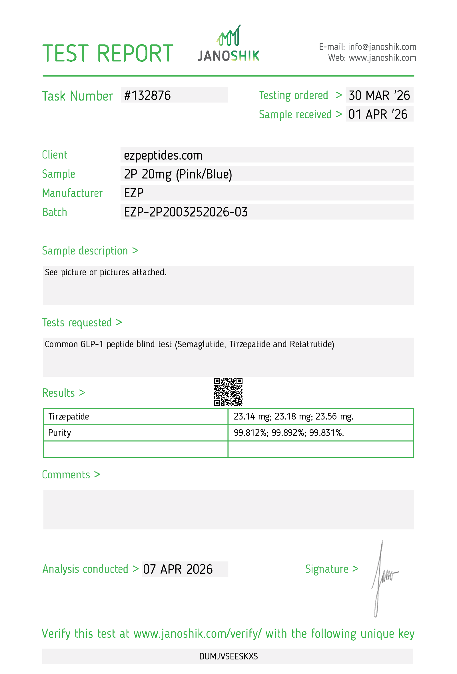 EZP-2P 20mg – (10 vials/Kit) - Image 3