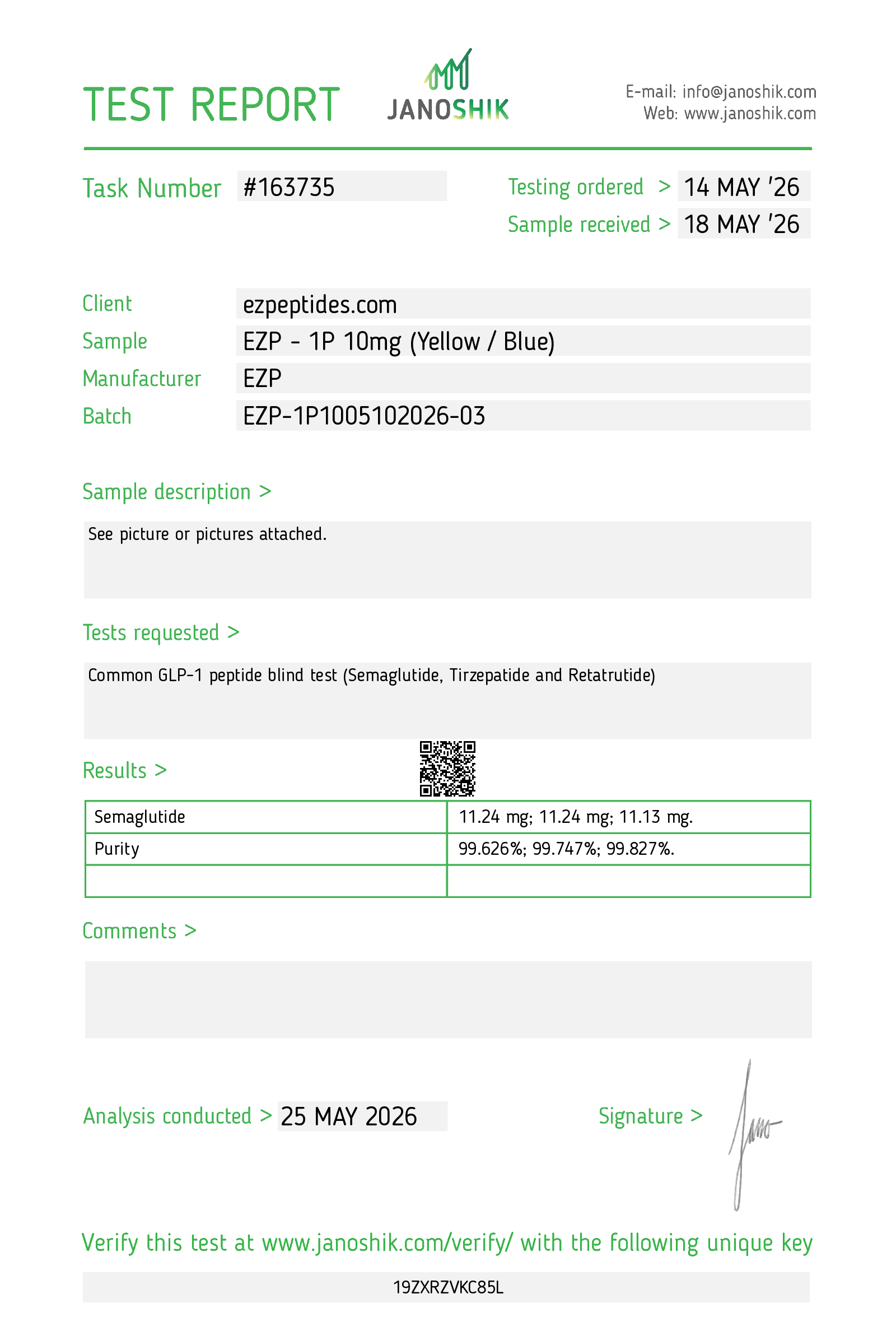 EZP-1P 10mg – (10 vials/Kit) - Image 2