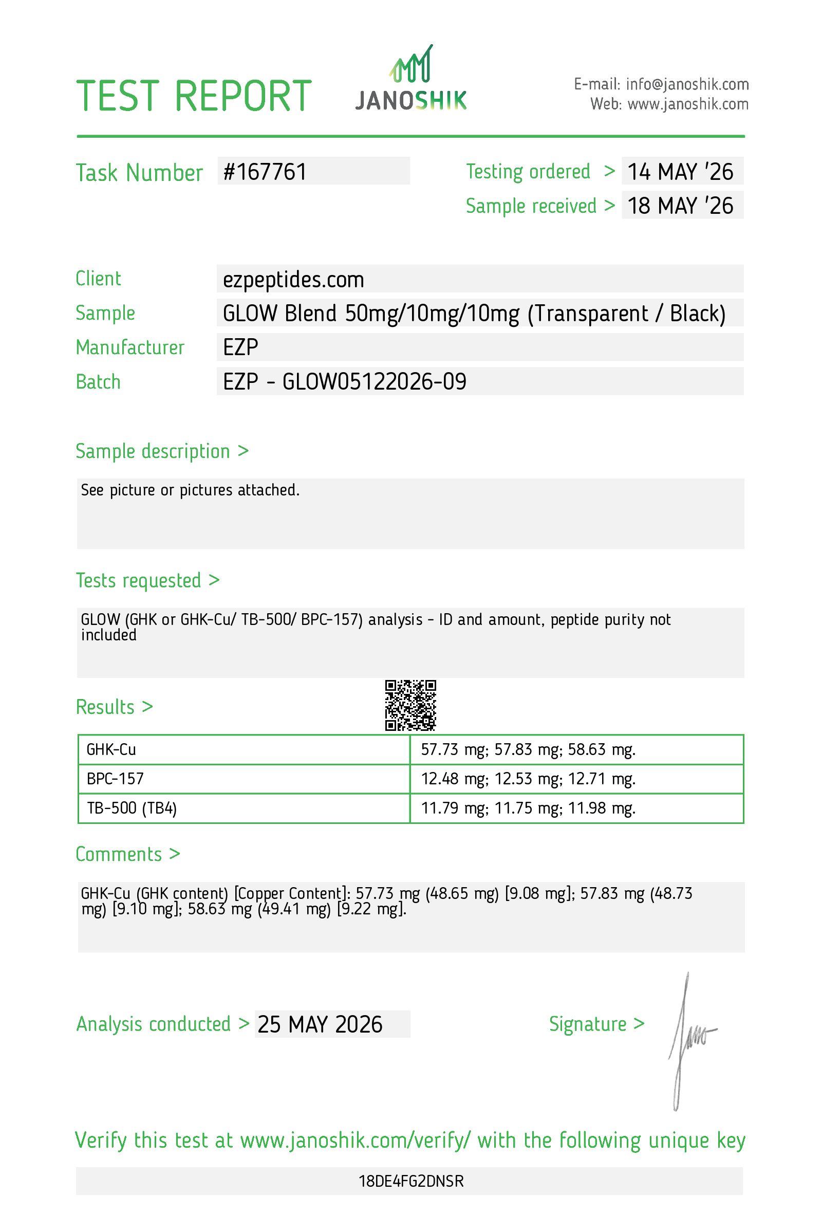 Glow Blend (BPC-157/TB4/GHK-Cu) 70mg - Image 2