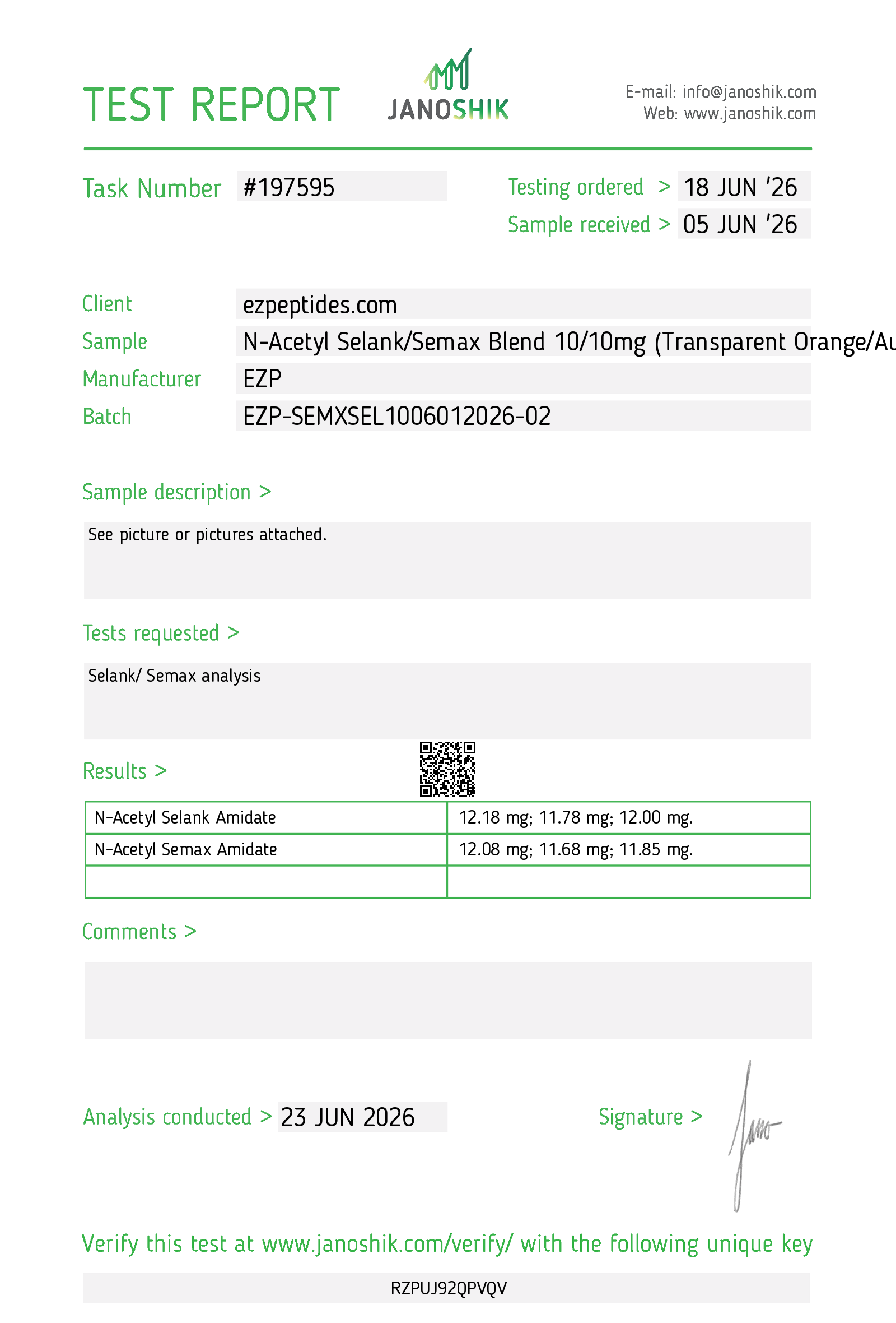 Semax/Selank Blend – 10mg/10mg - Image 2