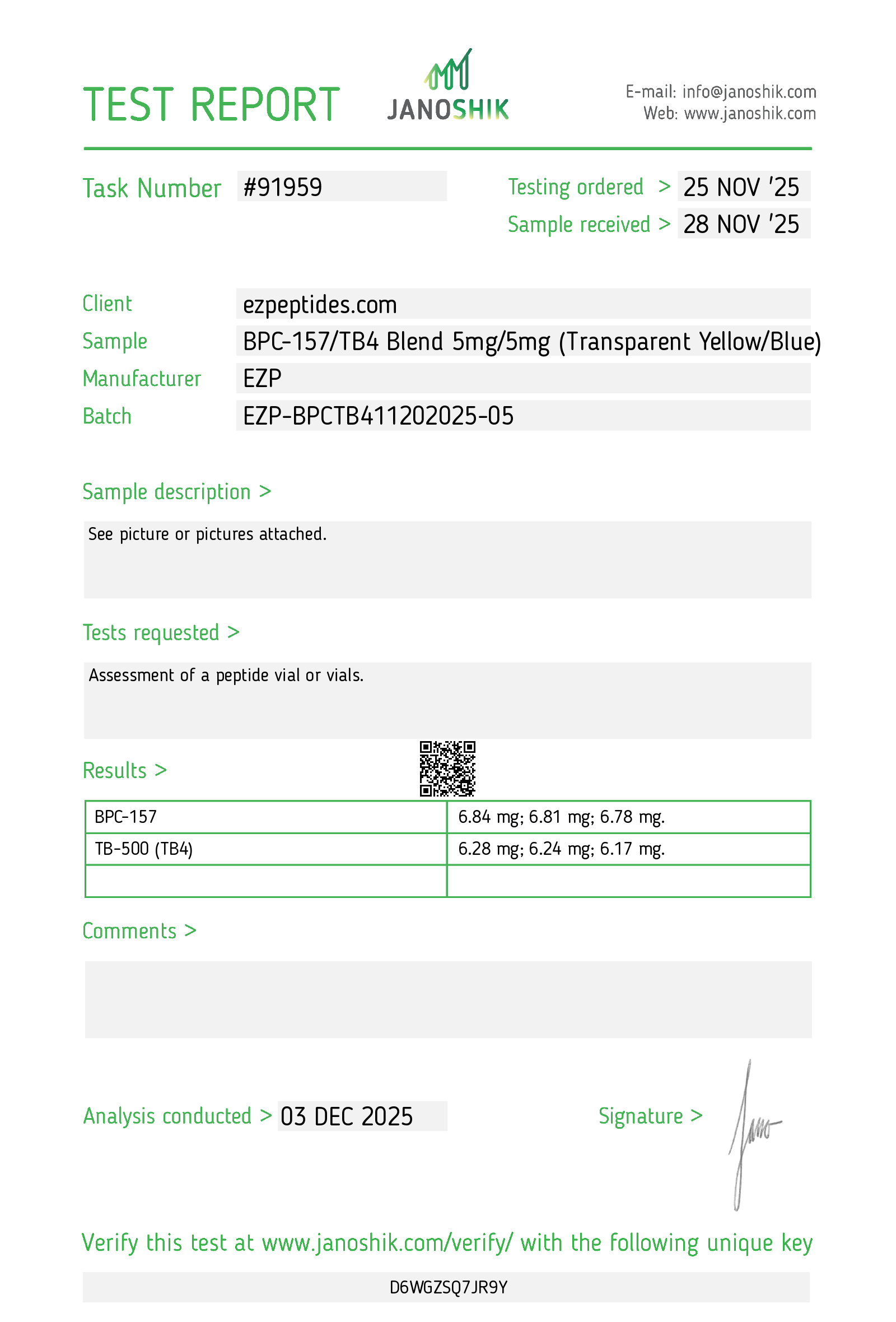 BPC-157 / TB4 Blend 5mg/5mg - Image 3